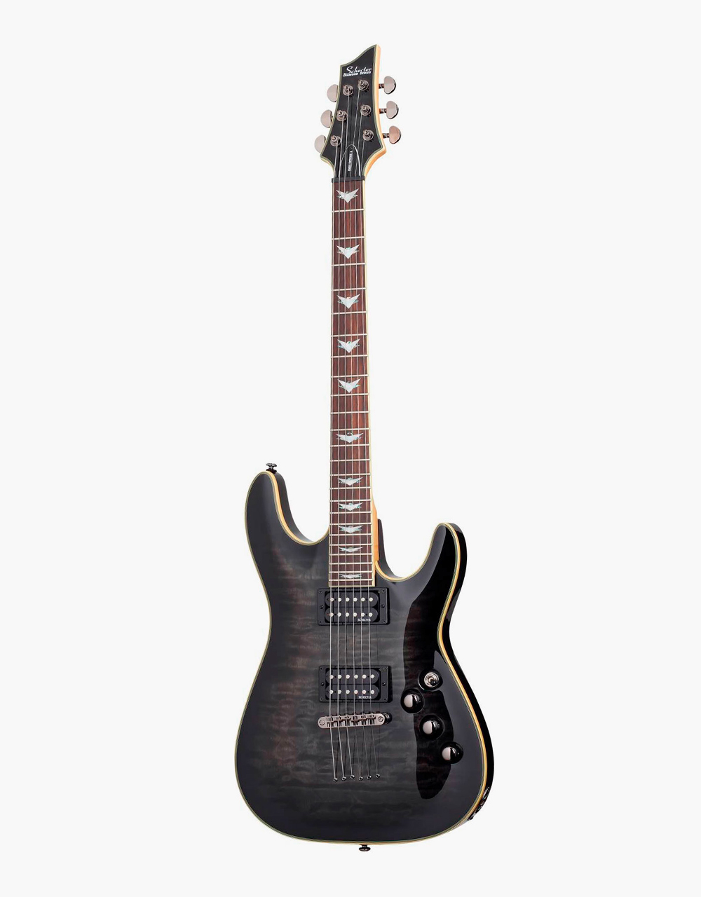 Электрогитара Schecter Omen Extreme-6 See-Thru Black - купить в "Гитарном Клубе"