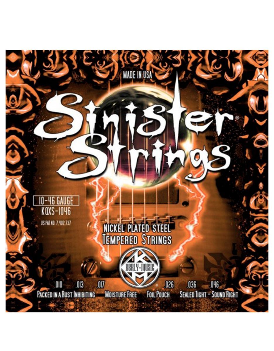 Cтруны для электрогитары Kerly KQXS-1046 Sinister, 10-46 - купить в "Гитарном Клубе"