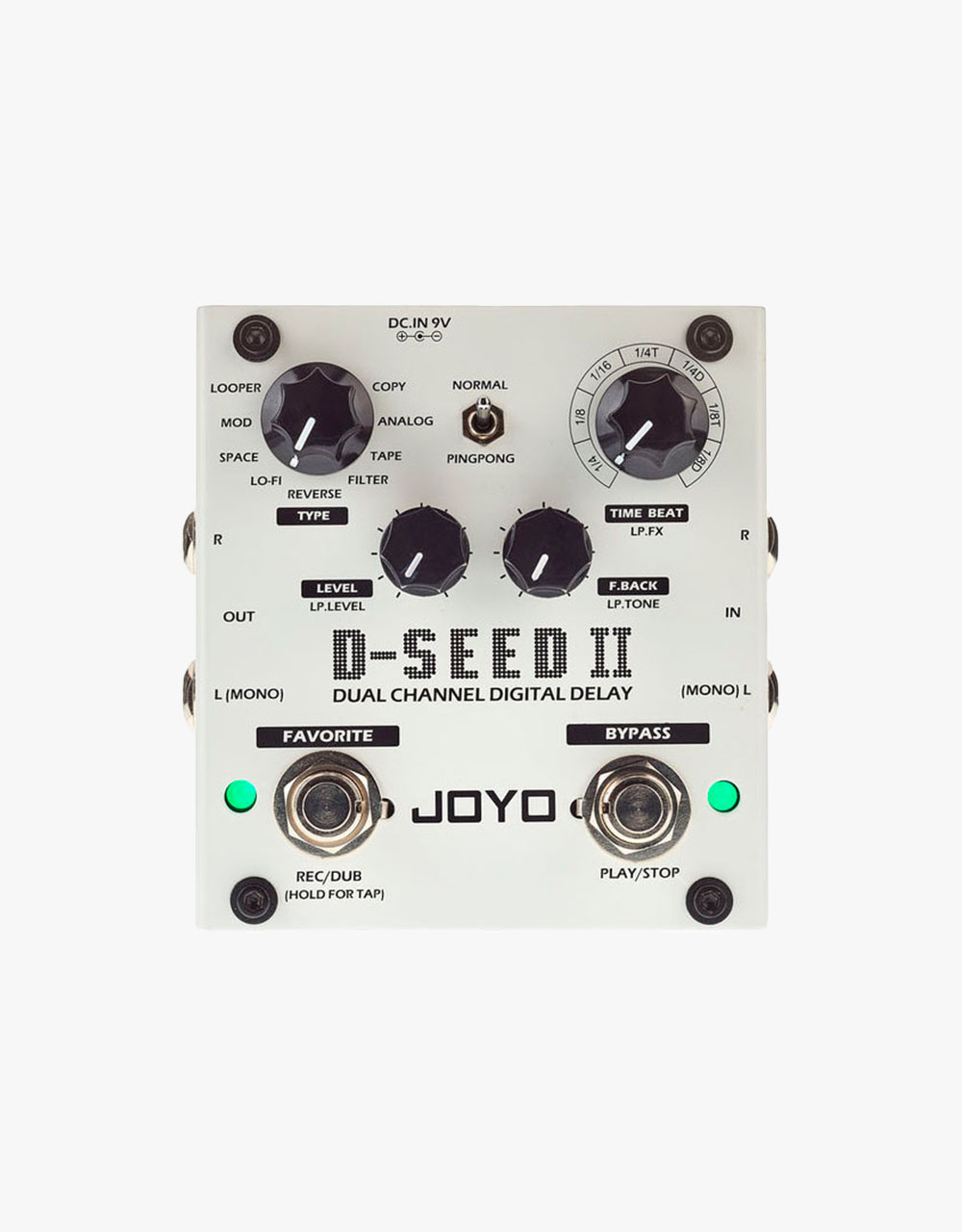 Гитарная педаль JOYO D-SEED II, Digital Delay - купить в "Гитарном Клубе"