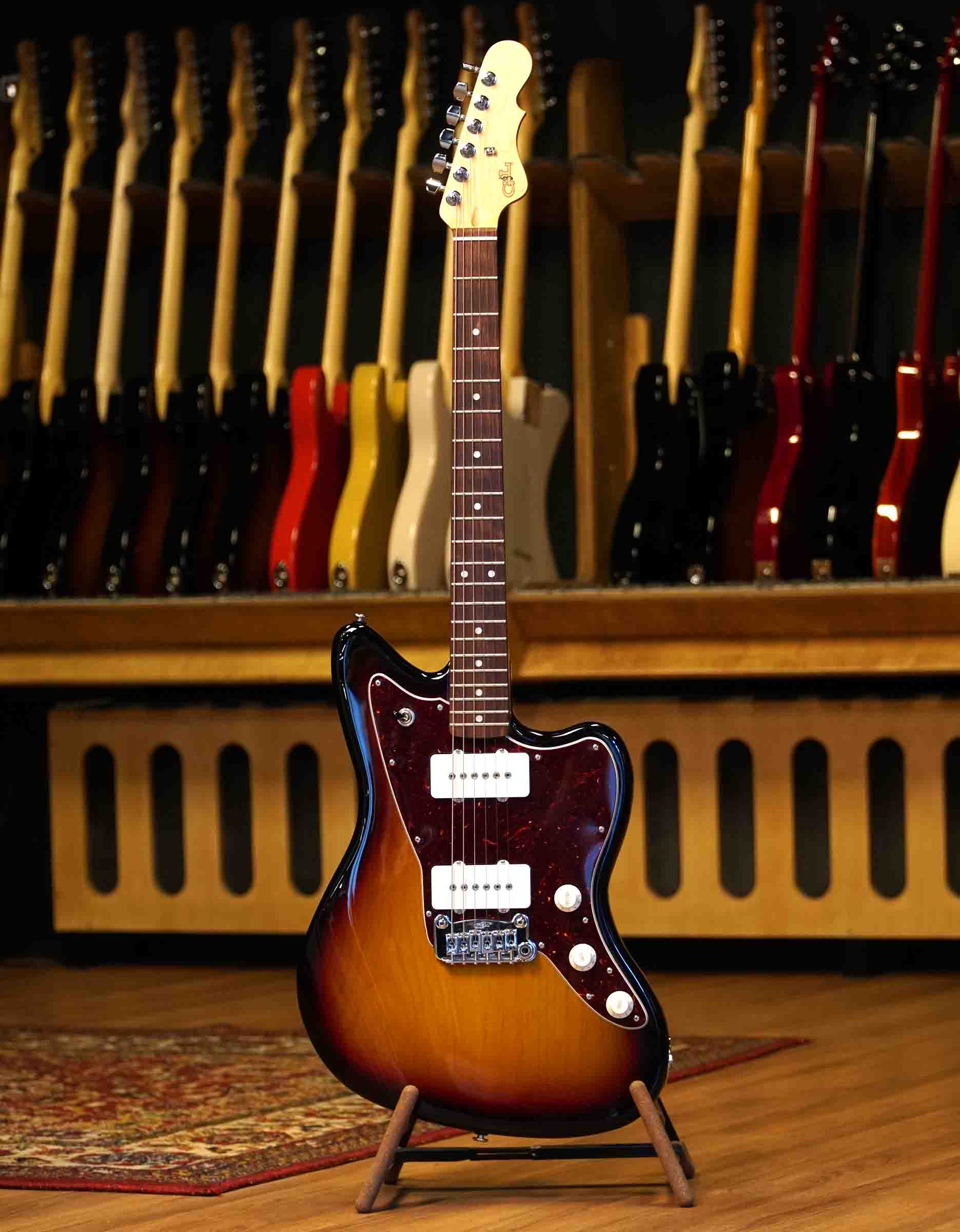Электрогитара G&L FD Doheny 3-Tone Sunburst CR, 2021 - купить в "Гитарном Клубе"