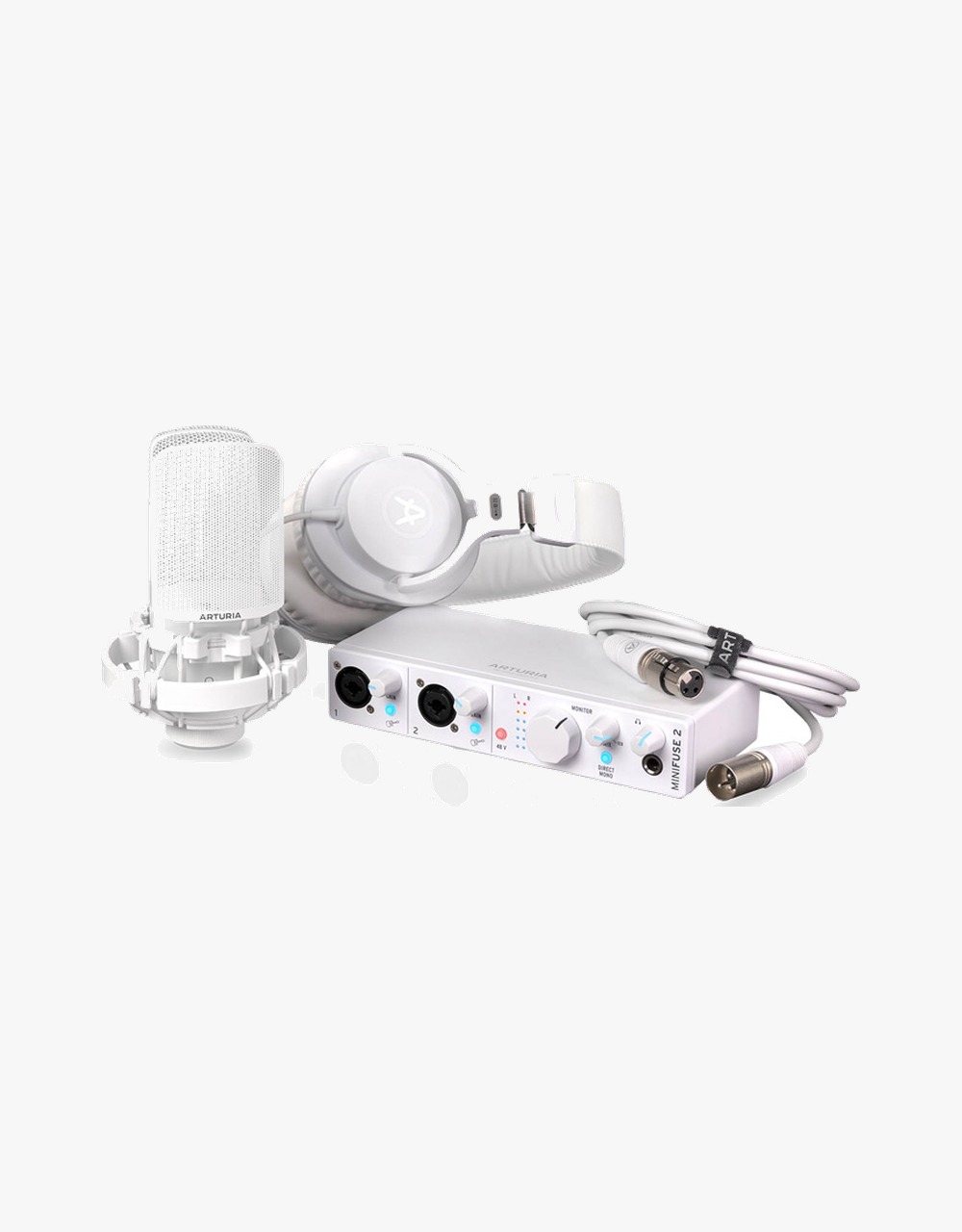 Аудиоинтерфейс Arturia MiniFuse Recording Pack Black - купить в "Гитарном Клубе"