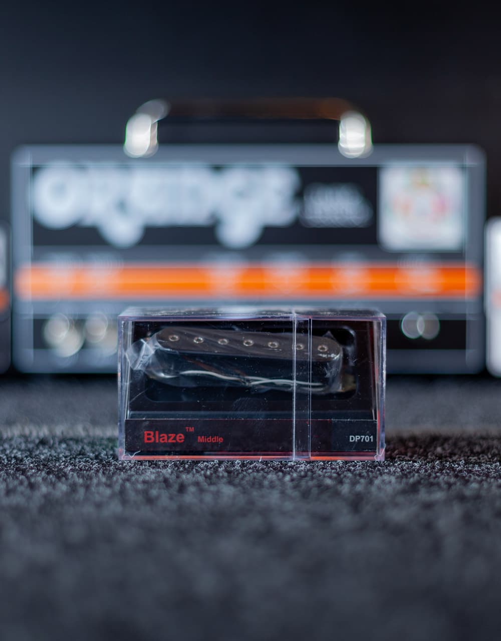 Гитарный звукосниматель 7-струнный, DiMarzio DP701BK Blaze, Middle - купить в "Гитарном Клубе"