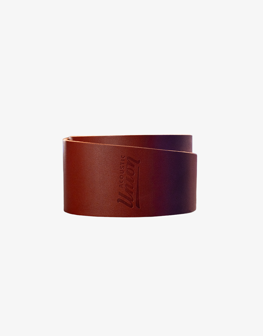 Ремень для гитары Acoustic Union Leather Classic 75, Ginger - купить в "Гитарном Клубе"