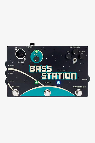 Бас-гитарная педаль PIGTRONIX BSC Bass Station Custom Shop Pedal - купить в "Гитарном Клубе"