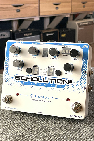 Гитарная педаль Pigtronix E2F Echolution 2 Filter Pro Delay - купить в "Гитарном Клубе"