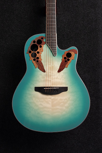 Электроакустическая гитара Ovation CE44X-9B Celebrity Elite Plus Mid Cutaway Mintburst - купить в "Гитарном Клубе"