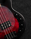 Бас-гитара Sterling StingRay RAY34PB, Poplar Burl Top, Dark Scarlet Burst Satin - купить в "Гитарном Клубе"