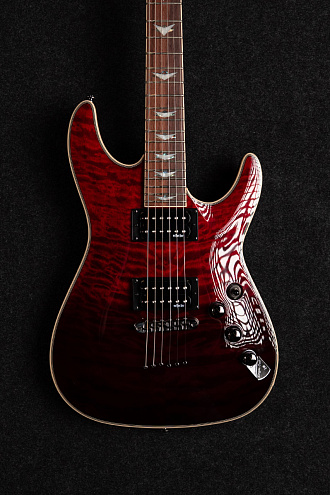 Электрогитара Schecter Omen Extreme-6 Bk/Rd Fadeburst - купить в "Гитарном Клубе"