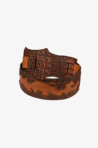 Ремень для электрогитары Vladimir Burov Custom Shop, кожа - купить в "Гитарном Клубе"