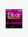 Струны для акустической гитары Elixir Nanoweb Light 16052, 12-53 - купить в "Гитарном Клубе"