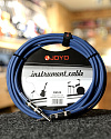 Инструментальный кабель JOYO CM-04 Cable Blue - купить в "Гитарном Клубе"