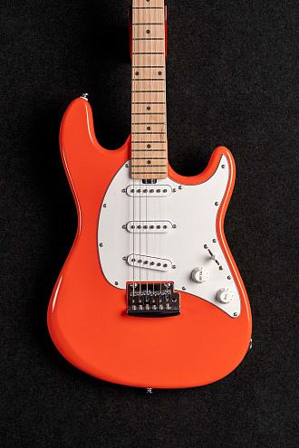 Электрогитара Sterling Cutlass SSS Fiesta Red - купить в "Гитарном Клубе"