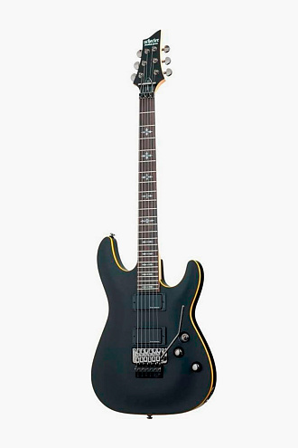 Электрогитара Schecter Demon-6 FR Aged Black Satin - купить в "Гитарном Клубе"