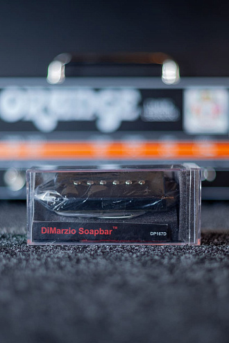 Гитарный звукосниматель DiMarzio DP167BKD Soapbar Dog-Ear - купить в "Гитарном Клубе"
