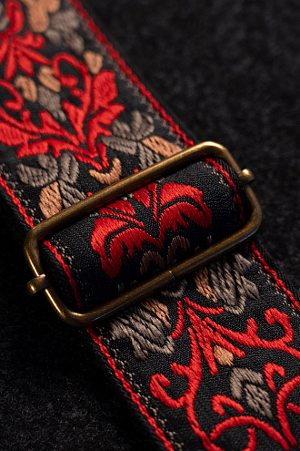 Ремень для гитары Acoustic Union Jacquard, Ember - купить в "Гитарном Клубе"