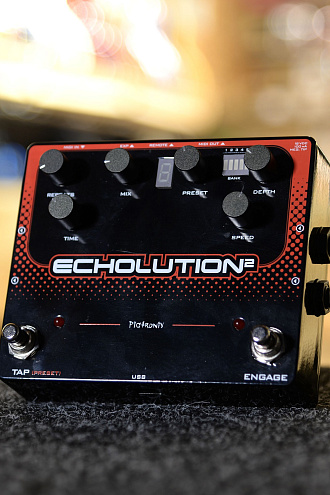Гитарная педаль Pigtronix E2B Echolution 2 Delay - купить в "Гитарном Клубе"