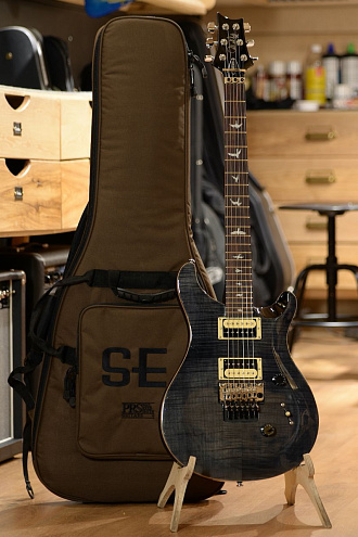 Электрогитара PRS SE CUSTOM 24 FLOYD GRAY BLACK - купить в "Гитарном Клубе"