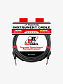Инструментальный кабель MUZKABEL TJCIK3 черный с отсечкой, 3 метра - купить в "Гитарном Клубе"