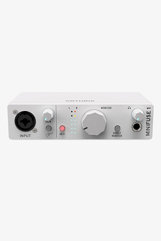 Аудиоинтерфейс Arturia MiniFuse 1 White - купить в "Гитарном Клубе"