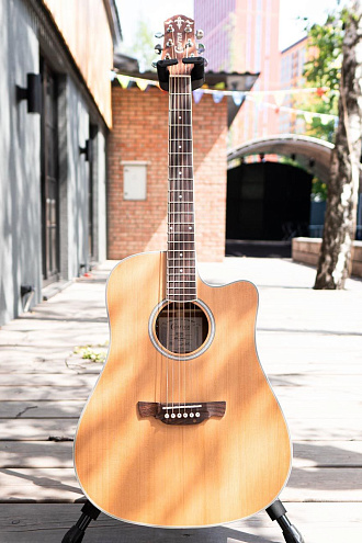 Электроакустическая гитара Crafter DE-7/NС - купить в "Гитарном Клубе"