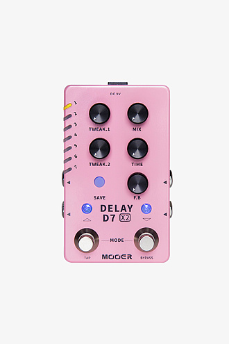 Гитарная педаль Mooer D7 Delay X2 - купить в "Гитарном Клубе"