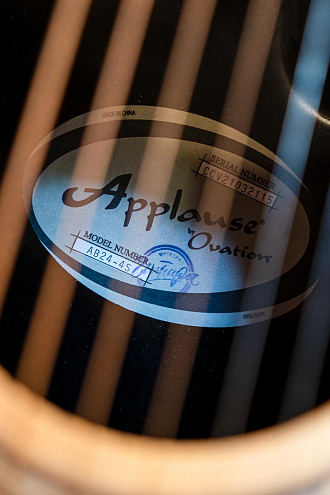 Классическая гитара Ovation Applause AB24CC-4S Balladeer Mid Cutaway Nylon - купить в "Гитарном Клубе"