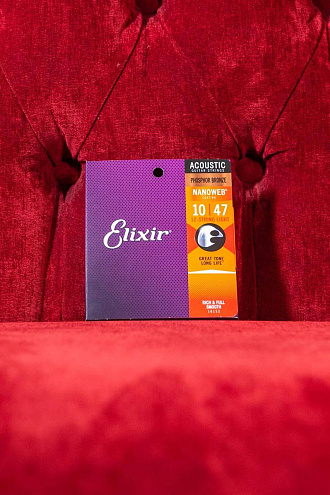 Струны для 12-струнной гитары Elixir 16152, 10-47 - купить в "Гитарном Клубе"