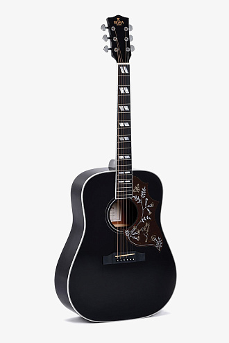 Электроакустическая гитара Sigma DM-SG5-BK - купить в "Гитарном Клубе"