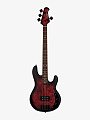 Бас-гитара Sterling StingRay RAY34PB, Poplar Burl Top, Dark Scarlet Burst Satin - купить в "Гитарном Клубе"