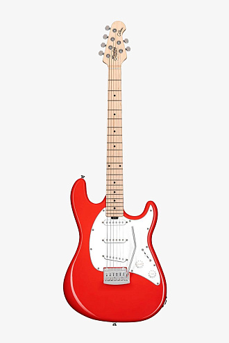 Электрогитара Sterling Cutlass SSS Fiesta Red - купить в "Гитарном Клубе"