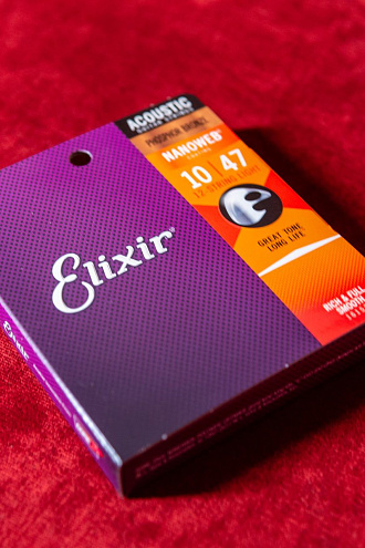 Струны для 12-струнной гитары Elixir 16152, 10-47 - купить в "Гитарном Клубе"