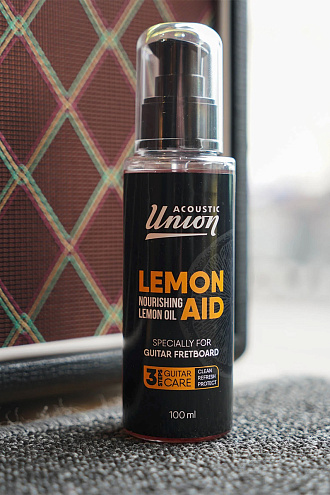 Лимонное масло Acoustic Union Lemon Aid, 100мл.  - купить в "Гитарном Клубе"