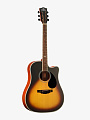Электроакустическая гитара Kepma D1CE Sunburst - купить в "Гитарном Клубе"