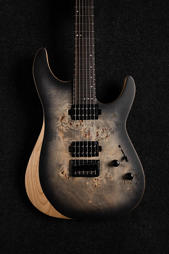Электрогитара Schecter Reaper-6 Satin Charcoal Burst - купить в "Гитарном Клубе"