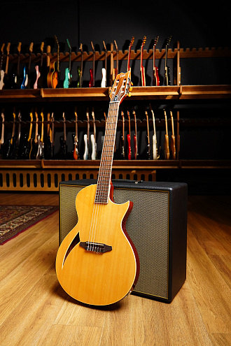 Классическая гитара LTD TL-6N Thinline Nylon String Natural - купить в "Гитарном Клубе"