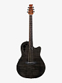Электроакустическая гитара Ovation Applause AE44IIP-TBKF Elite Mid Cutaway Trans Black - купить в "Гитарном Клубе"