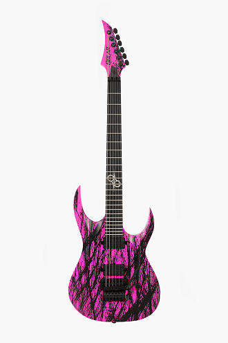 Электрогитара Solar Guitars A2.6FRPN Canibalismo, Pink - купить в "Гитарном Клубе"