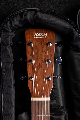 Чехол для акустической гитары Acoustic Union 0230A-GR, Grey - купить в "Гитарном Клубе"