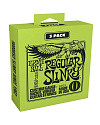 Струны для электрогитары Ernie Ball, Regular Slinky, 3 комплекта, 10-46 - купить в "Гитарном Клубе"