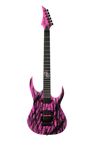 Электрогитара Solar Guitars A2.6FRPN Canibalismo, Pink - купить в "Гитарном Клубе"