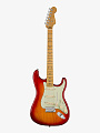 Электрогитара Fender American Ultra Stratocaster Plasma Red Burst - купить в "Гитарном Клубе"