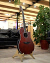 Электроакустическая гитара Ovation Applause AB24II-2S Balladeer Cutaway Ruby Red Satin - купить в "Гитарном Клубе"