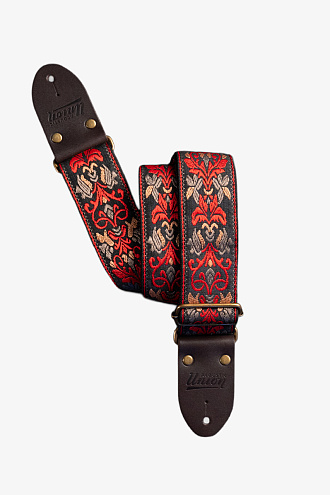 Ремень для гитары Acoustic Union Jacquard, Ember - купить в "Гитарном Клубе"