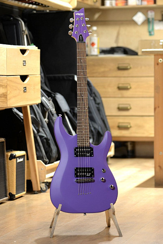 Электрогитара Schecter C-6 Deluxe Satin Dark Purple - купить в "Гитарном Клубе"