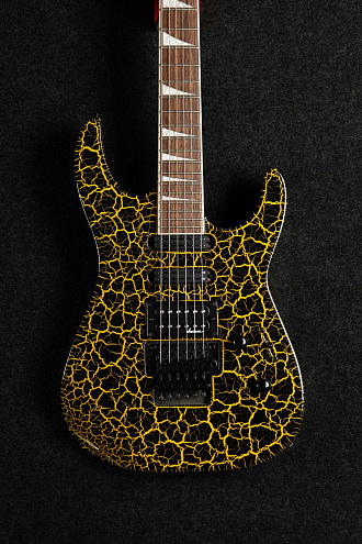 Электрогитара Jackson Soloist SL3X DX Yellow Crackl - купить в "Гитарном Клубе"