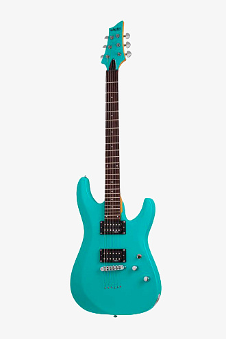 Электрогитара Schecter C-6 Deluxe Satin Aqua - купить в "Гитарном Клубе"