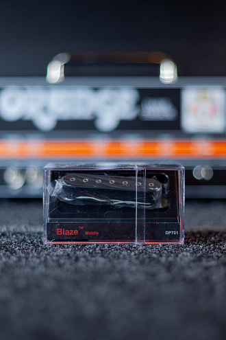 Гитарный звукосниматель 7-струнный, DiMarzio DP701BK Blaze, Middle - купить в "Гитарном Клубе"