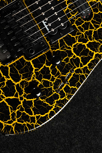 Электрогитара Jackson Soloist SL3X DX Yellow Crackl - купить в "Гитарном Клубе"