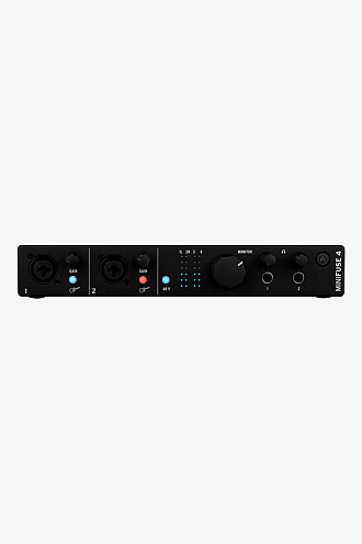Аудиоинтерфейс Arturia MiniFuse 4 Black - купить в "Гитарном Клубе"