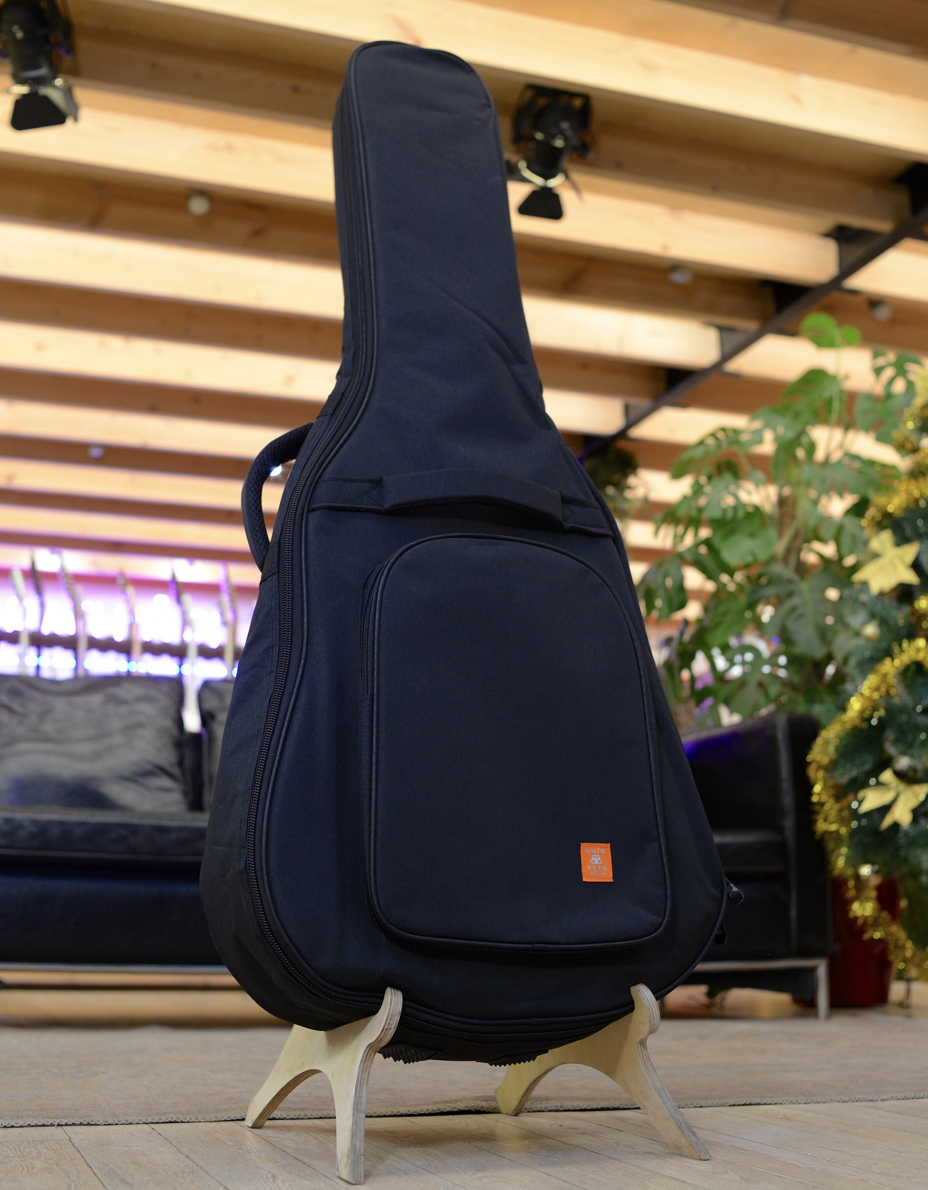 Чехол для акустической гитары UNIQKEYS GAB-03BK, Orange Label, Black - купить в "Гитарном Клубе"